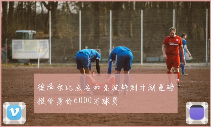 德泽尔比点名加克波热刺计划重磅报价身价6000万球员